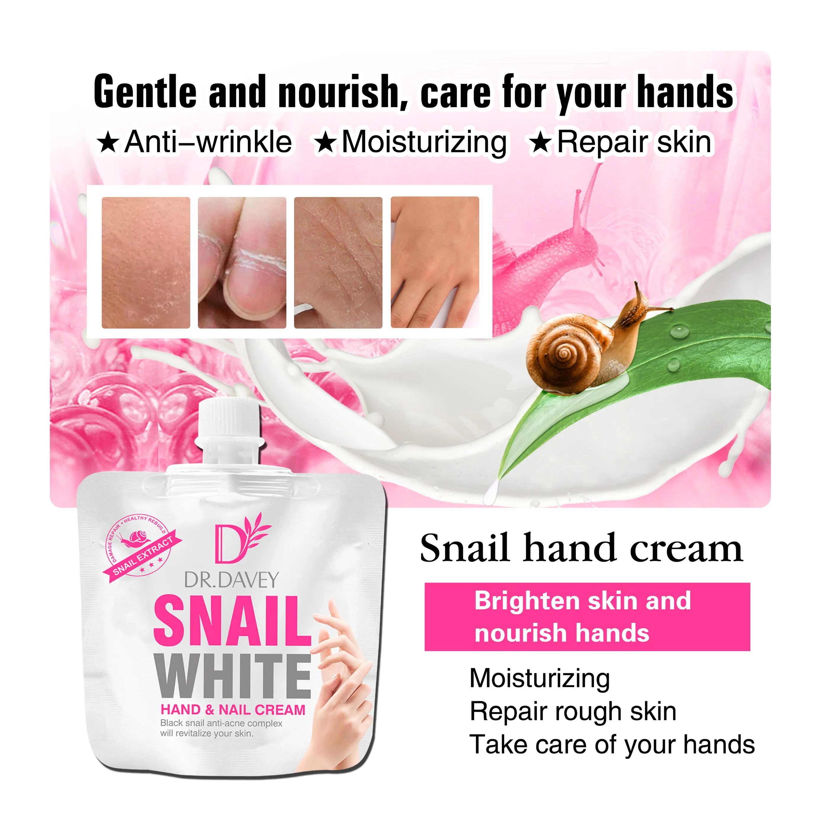 Anti Aging Nourishing Skin Whitening Moisturizing Private Label Hand Cream