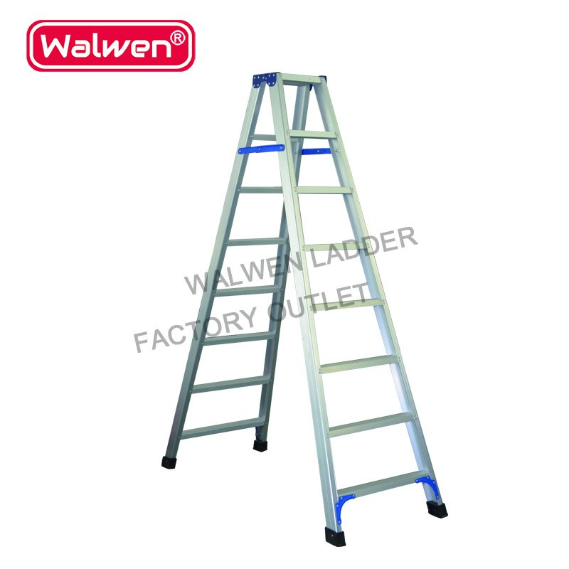 Hot Sale High Step Ladders a Frame Shape Step Aluminum Ladder