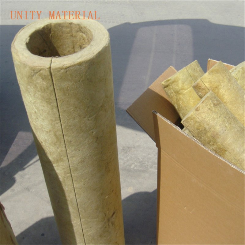 Rock Wool Pipe Insulated Material for Industrial Thermal Insulation Pipe Use