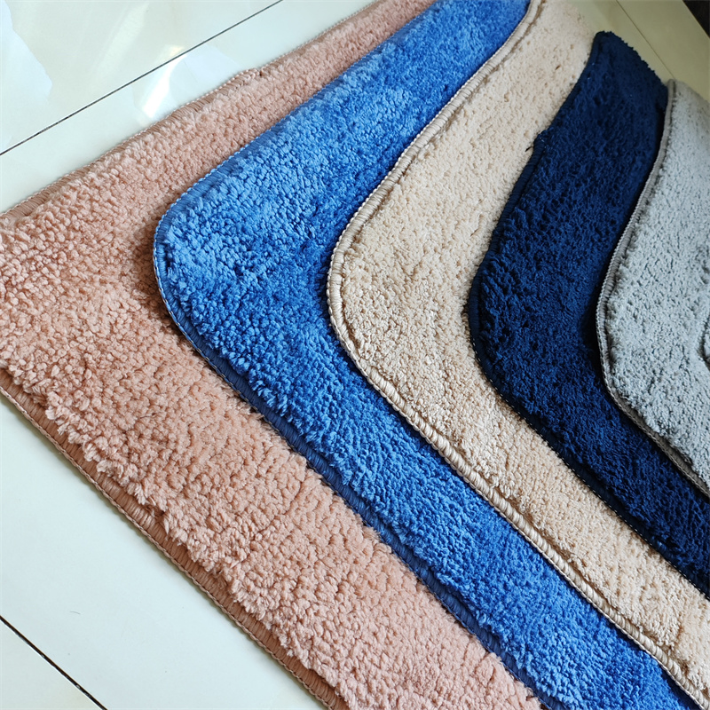 Bath Mat Set 3 Pieces Bath Rug Sets Toilet Floor Anti-Slip Bathroom Mat