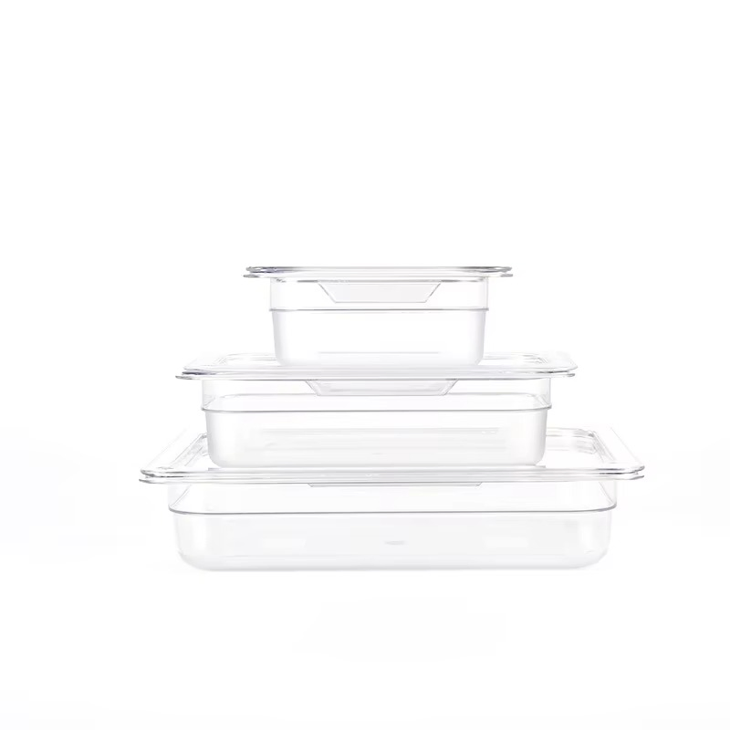 Catering Equipment PP Food Containers Fruit Buffet Serving Gastronorm Pan Gn Pans Vegetable Fruit Food Storage Box