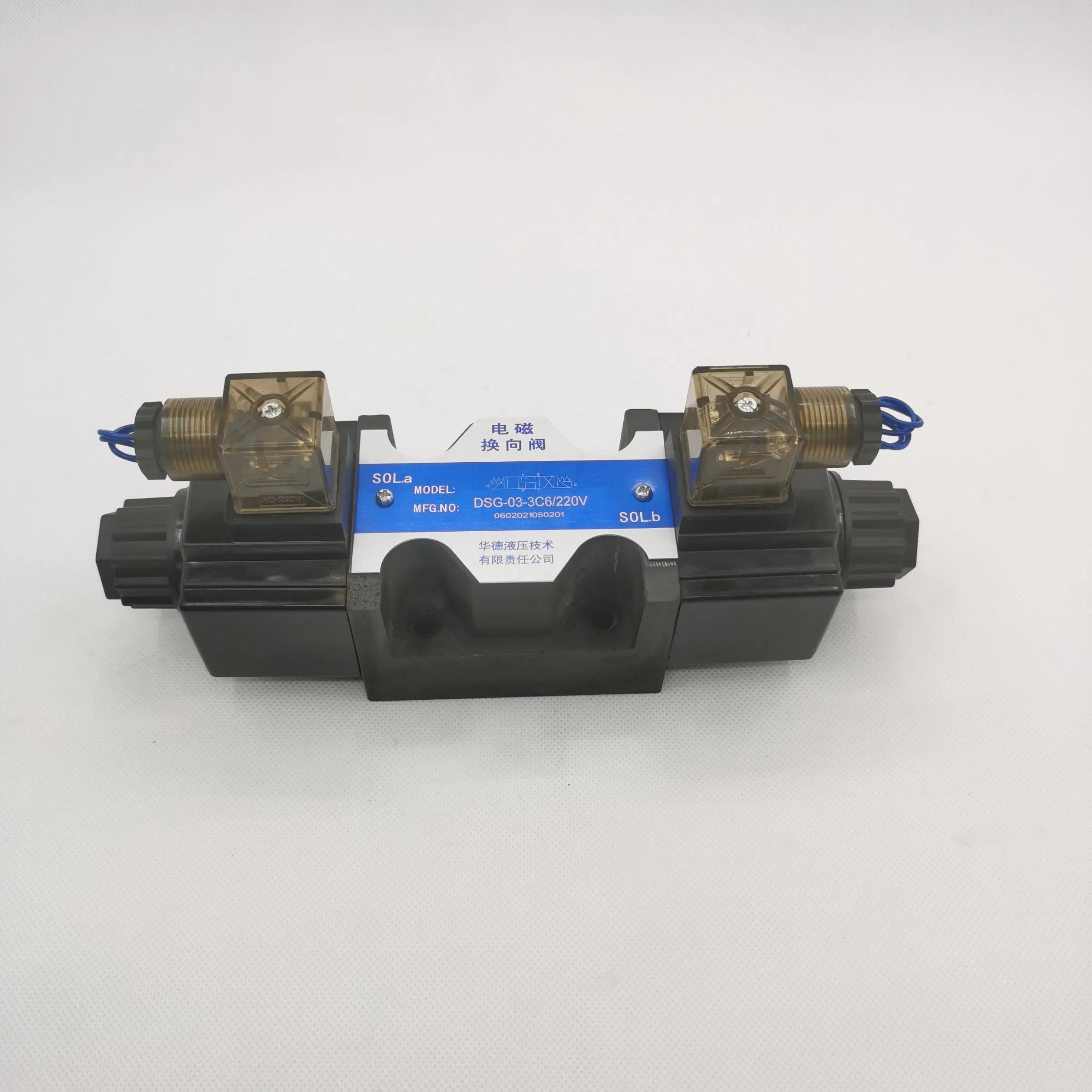 Hot Selling High Quality Huade DSG-03-3c Series Hydraulic Valve Solenoid Reversing Valve