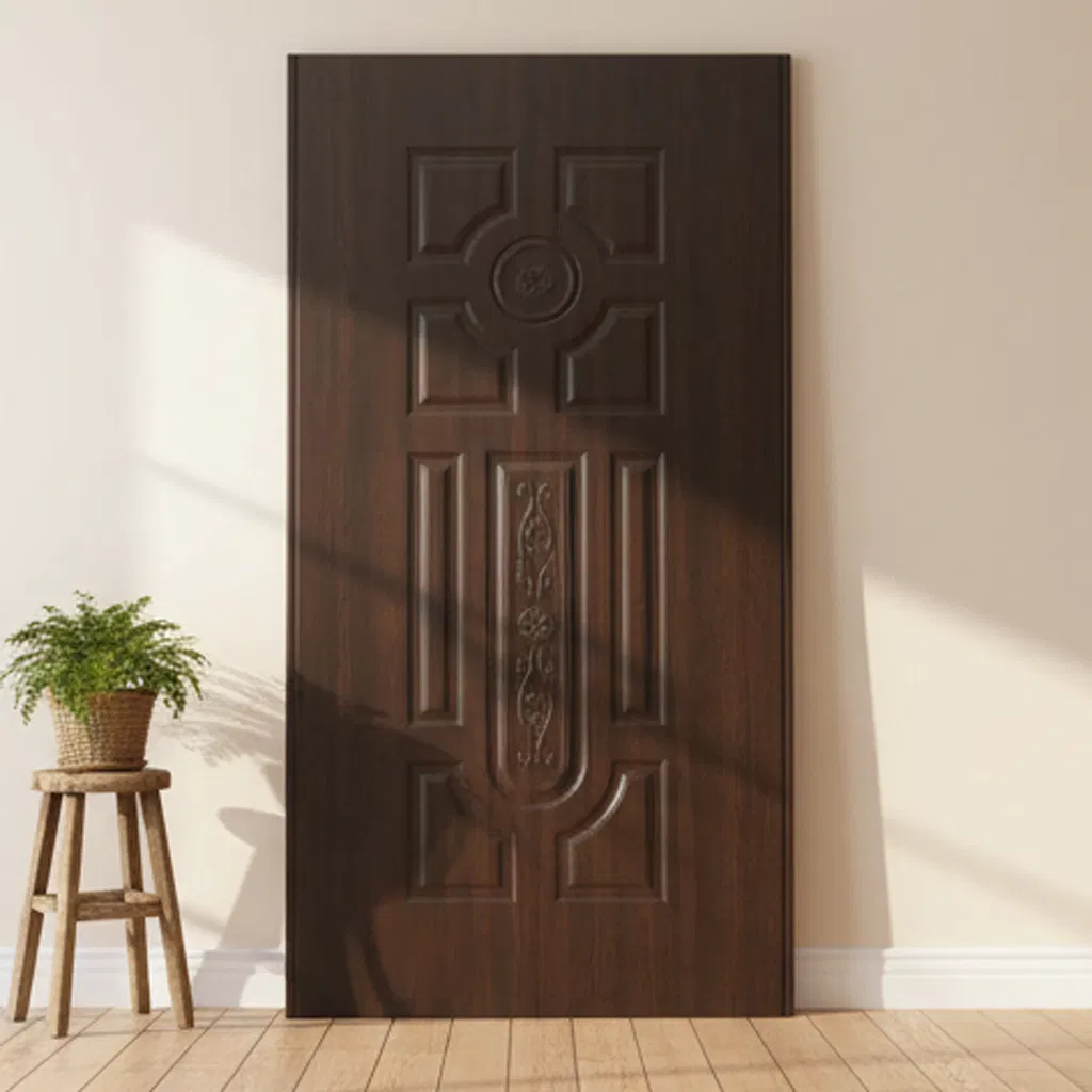 Premium Melamine Paper Laminated Mould Door Skin From China