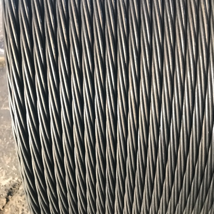 ASTM A416 0.5" 12.70mm Seven Wire Steel Strand