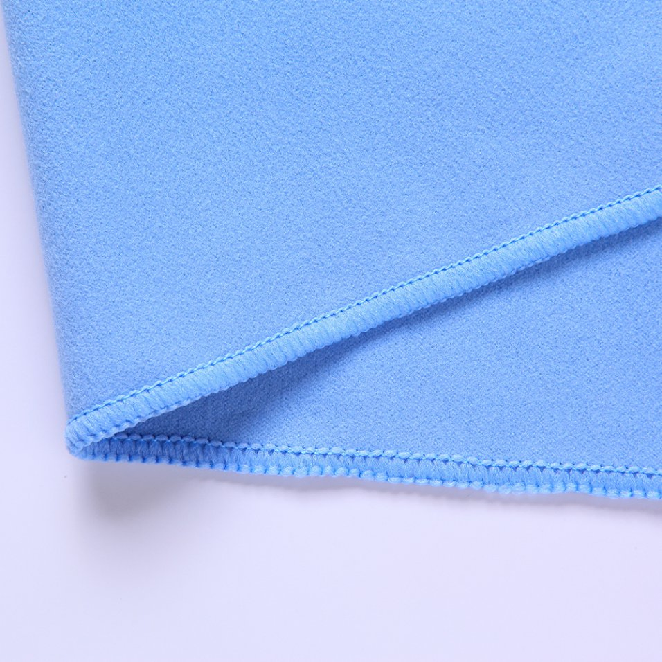 Custom Logo Micro Fiber Suede Wipes Sunglasses Glasses Optical Lens Cleaning Cloth Car Towel