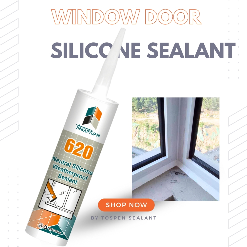 Neutral Silicone Sealant Weatherproof Silicone Window Caulking Gap Seal