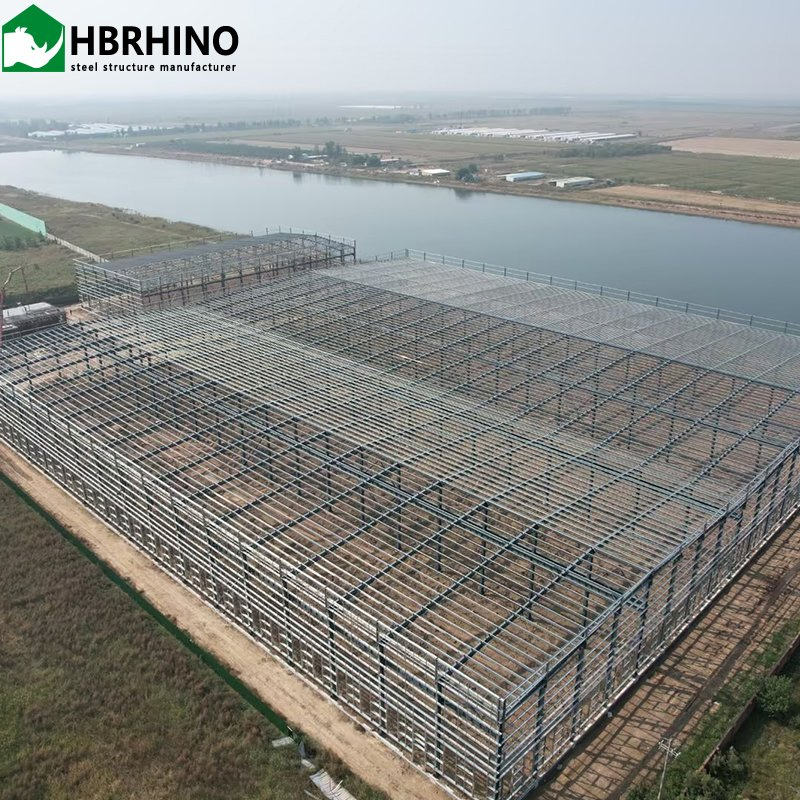 Multi-Story Large Span Prefabricated Steel Structure for Workshops Plants Warehouses Museums Gyms Shopping Malls and More