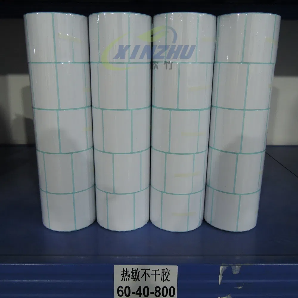 Customized Design of 57X30, 58X40, 60X40, 100X100 Self-Adhesive Thermal Label Barcode Stickers