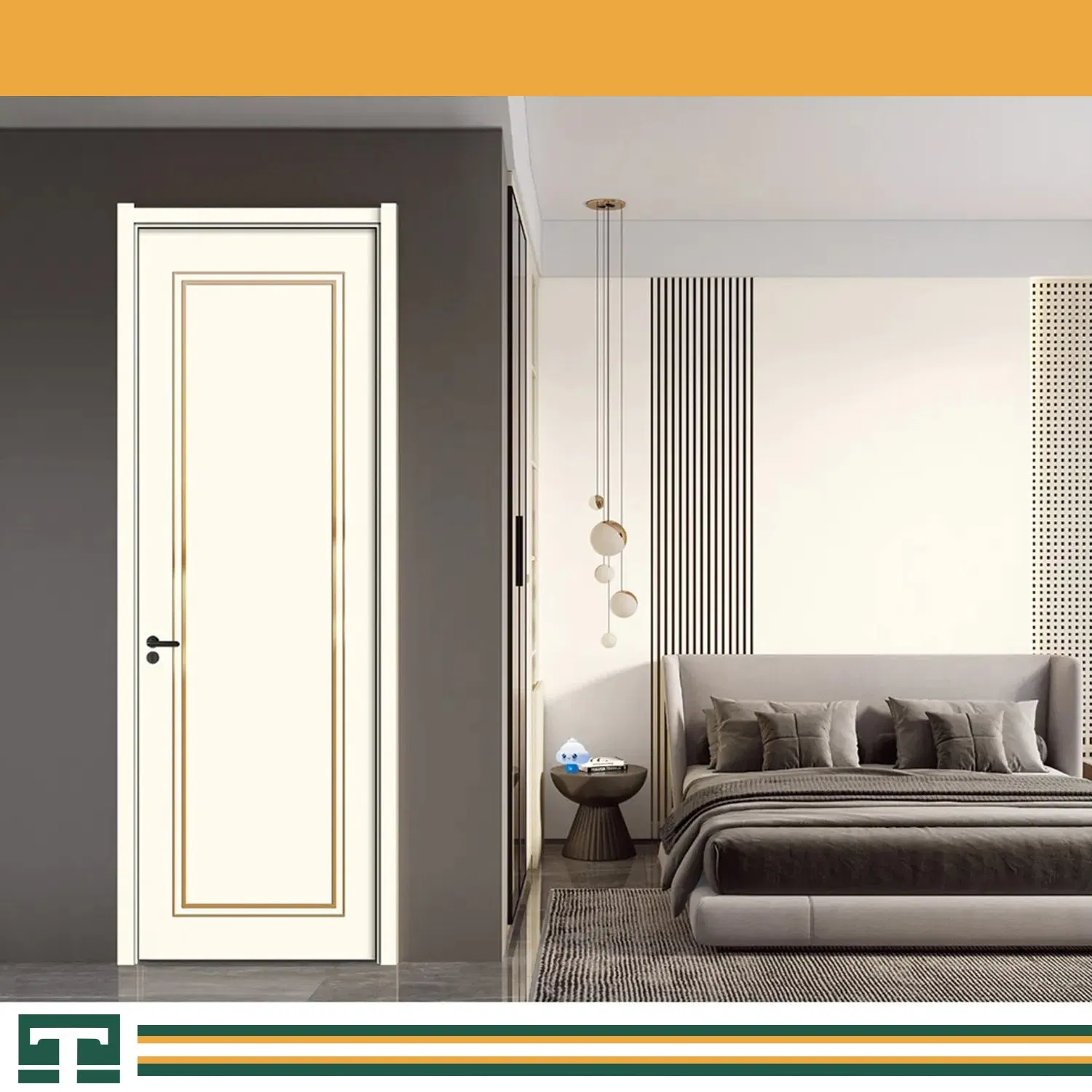 Interior Room Main Wooden Solid Wood Security WPC PVC Soundproof Ghost Sliding Front Entrance Exterior Turkish Invisible House Bathroom Hospital Hotel Door