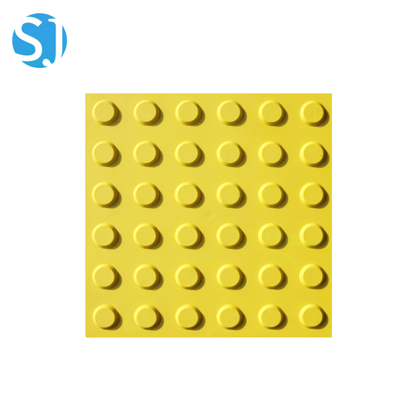 Self-Adhesive PVC Tactile Paving Sheet Warning Tile for Temporary or Permanent Accessibility Installation Anti-Slip Guiding Surface
