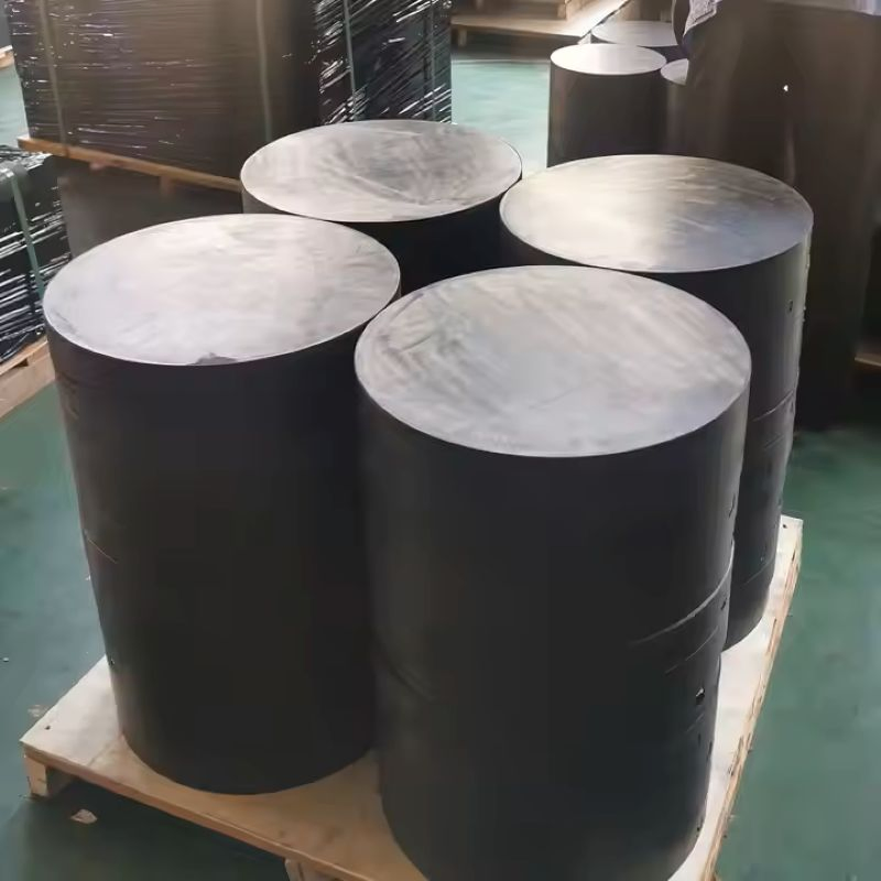 Earthquake-Resistant Bridge Bearings with Elastic Rubber Core, Enhanced Structural Safety