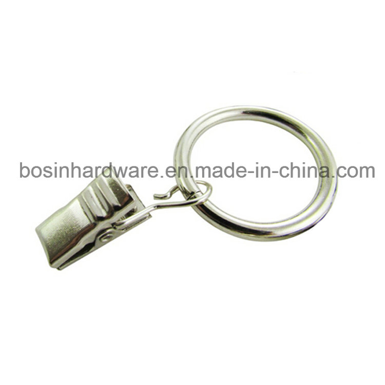 Silver Metal Curtain Ring Clip for Room Curtain