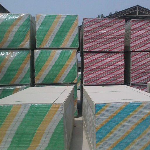 Consmos 9mm 12mm 16mm Fire Rated Plaster Board Gypsum Board for Construction