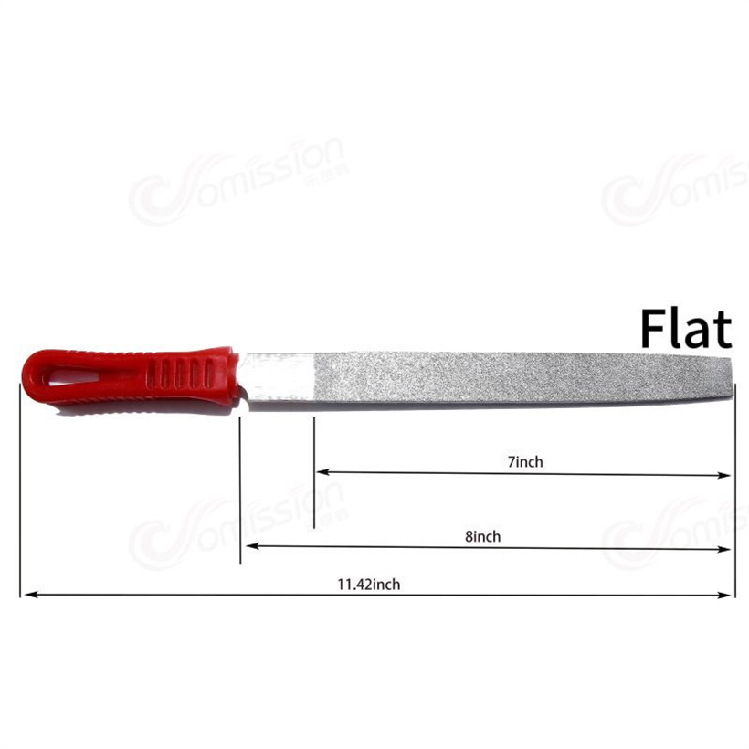 Алмазный надфиль полукруглый для металла и дерева