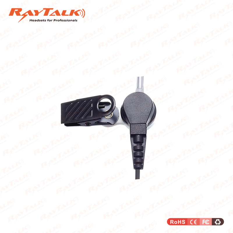 Quick Disconnect Two Way Radio Acoustic Tube Earpiece Lok Headset