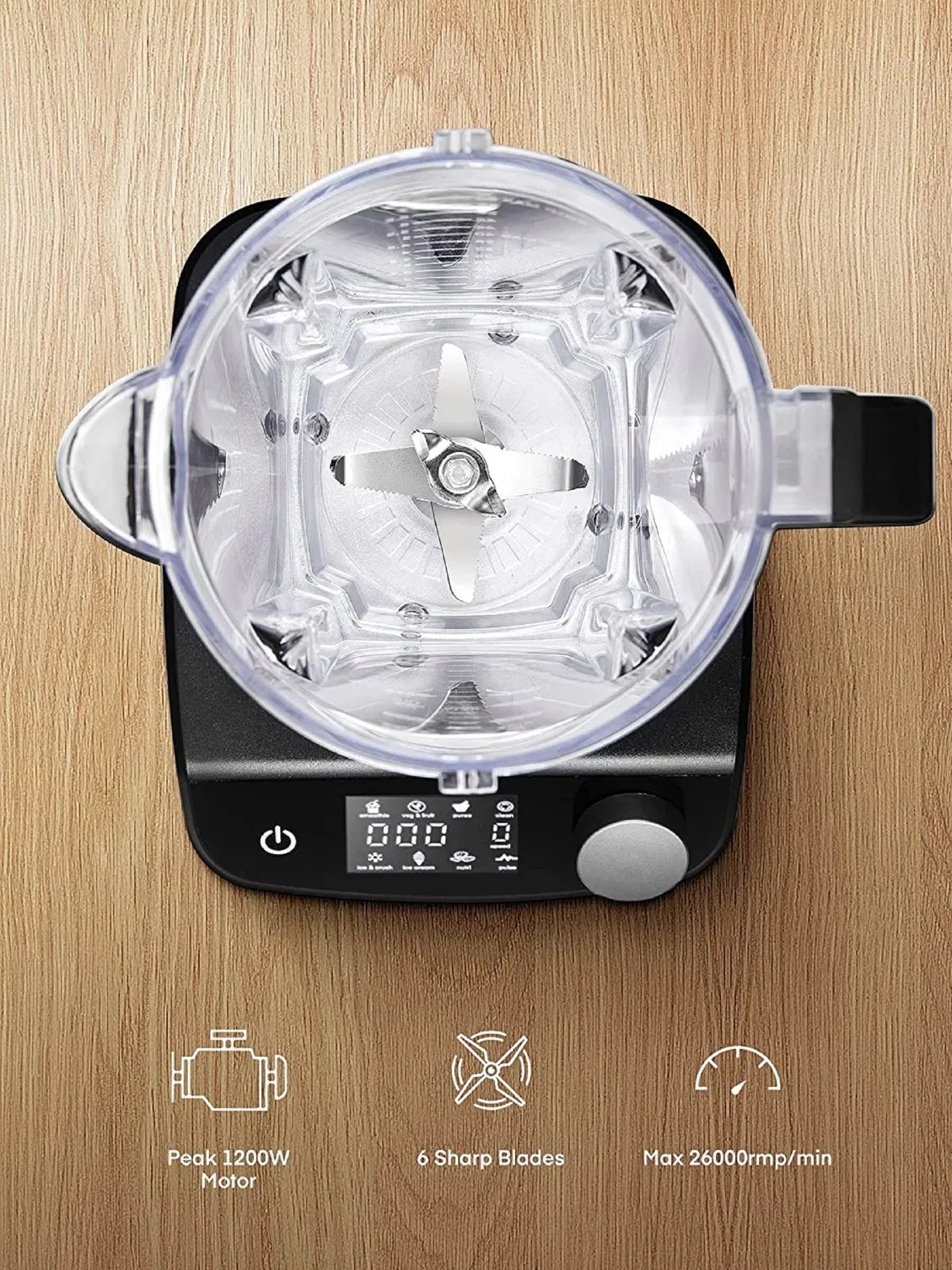 2L Food Commercial Blender Ice Chopper Vegetable Grinder Fruit Juicer Meat Mixer Home Blender