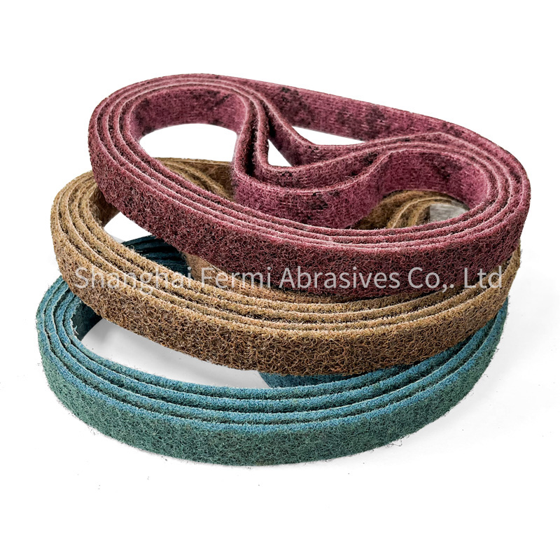 Шлифовальная лента 10X330 Medium Maroon Non Woven