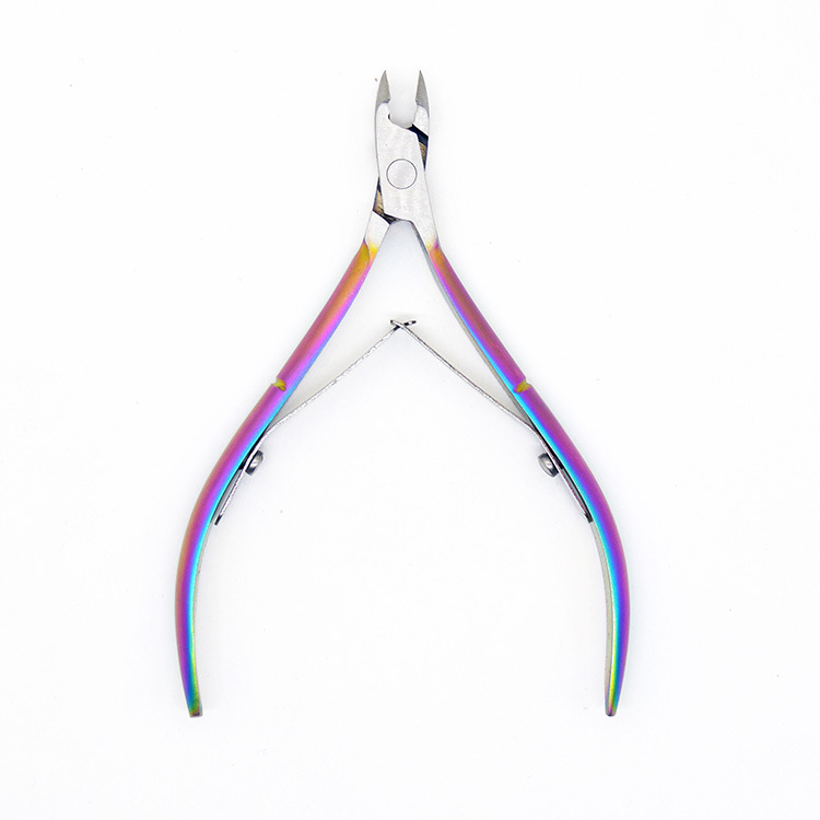 Nice Handle Stainless Steel Nail Clipper Cuticle Nipper Tweezers