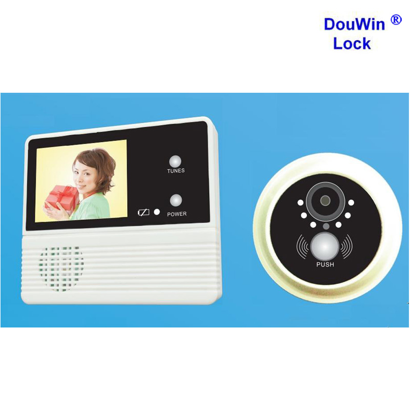 Video Douwin Peephole Door Camera with Door Bell