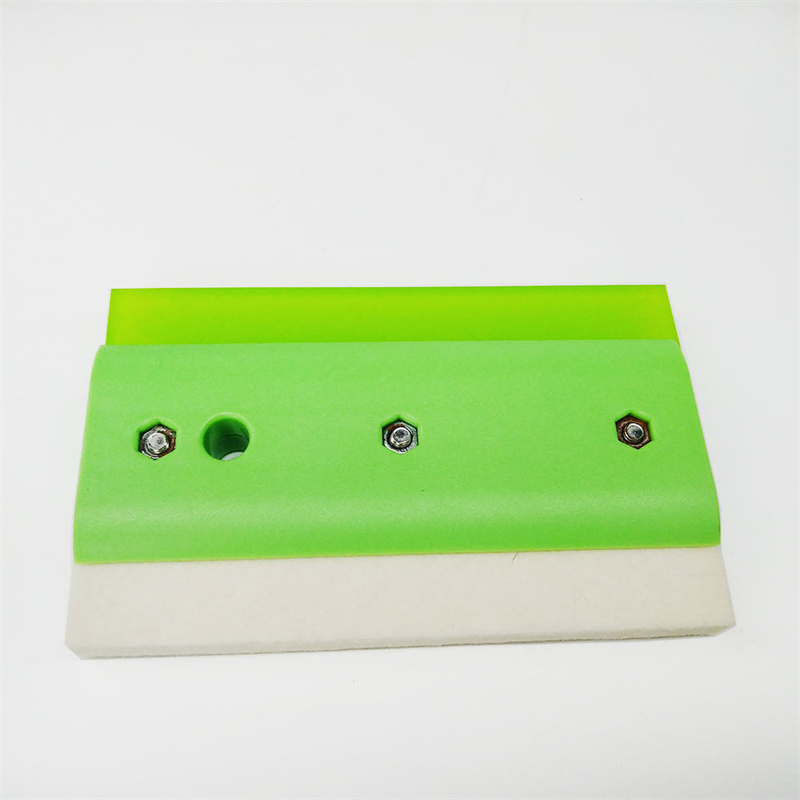 Double Side Wool Squeegee Sticker Scraper Rubber Car Vinyl Wrap Installation Tools Window Tint Tool Wool Felt Squeegee