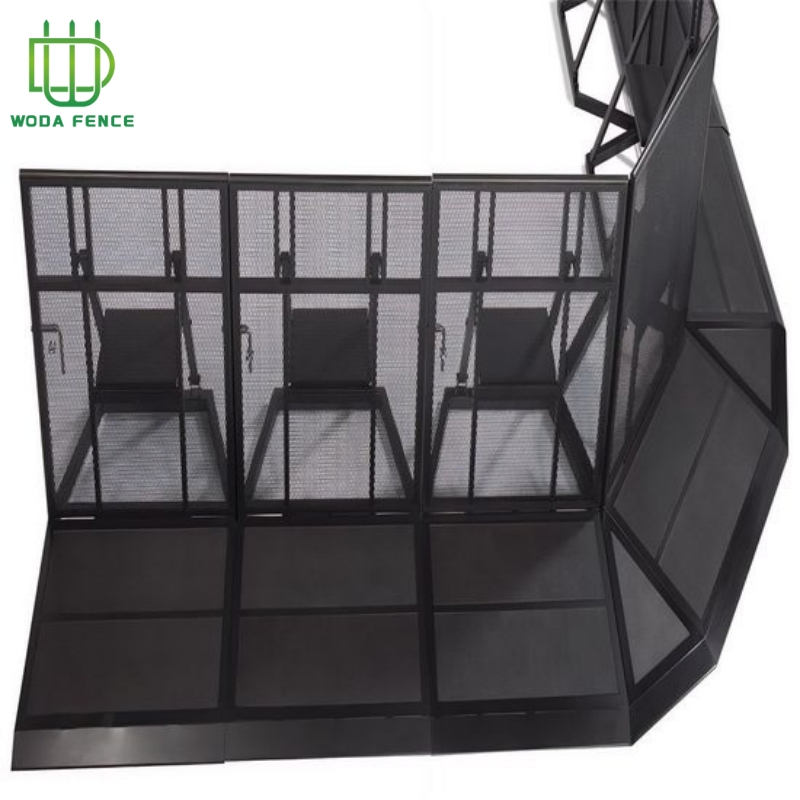 High-Quality Aluminum Retractable Mojo Barrier for Concert Crowd Control