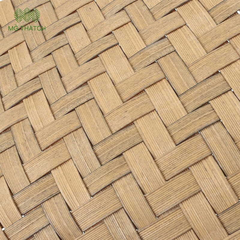 Fireproof Artificial Synthetic Bamboo Weave Ceiling Mat