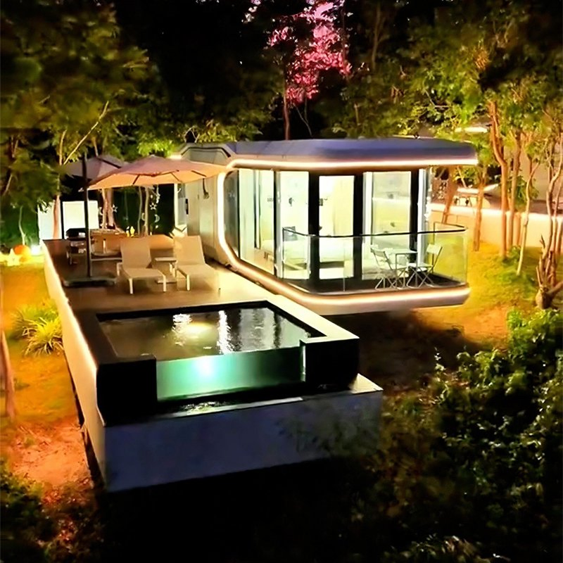 Modern Building Portable Container House for Outdoor Hotel