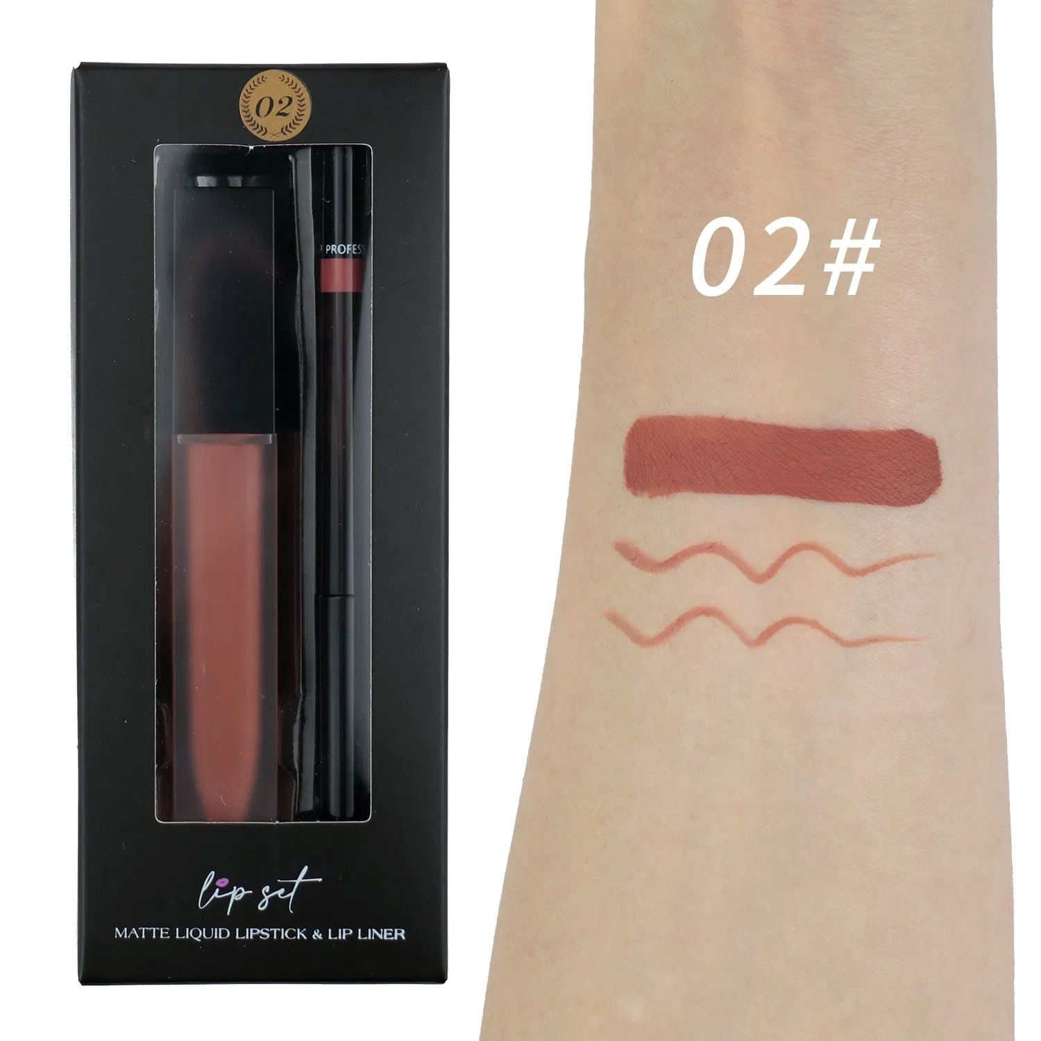 Big Lips Waterproof Lip Plumper Gloss Matte Liner Liquid Lipstick Gift Set
