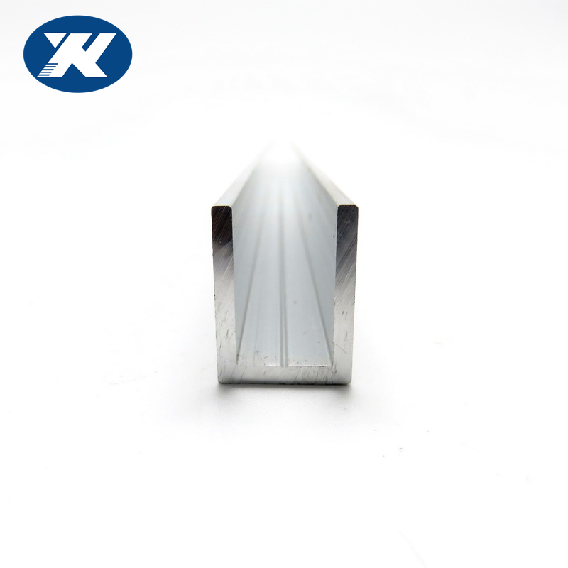Jiangmen Manufacturer U Chanel Aluminum Extrusion Profiles Glass Raling Clamp