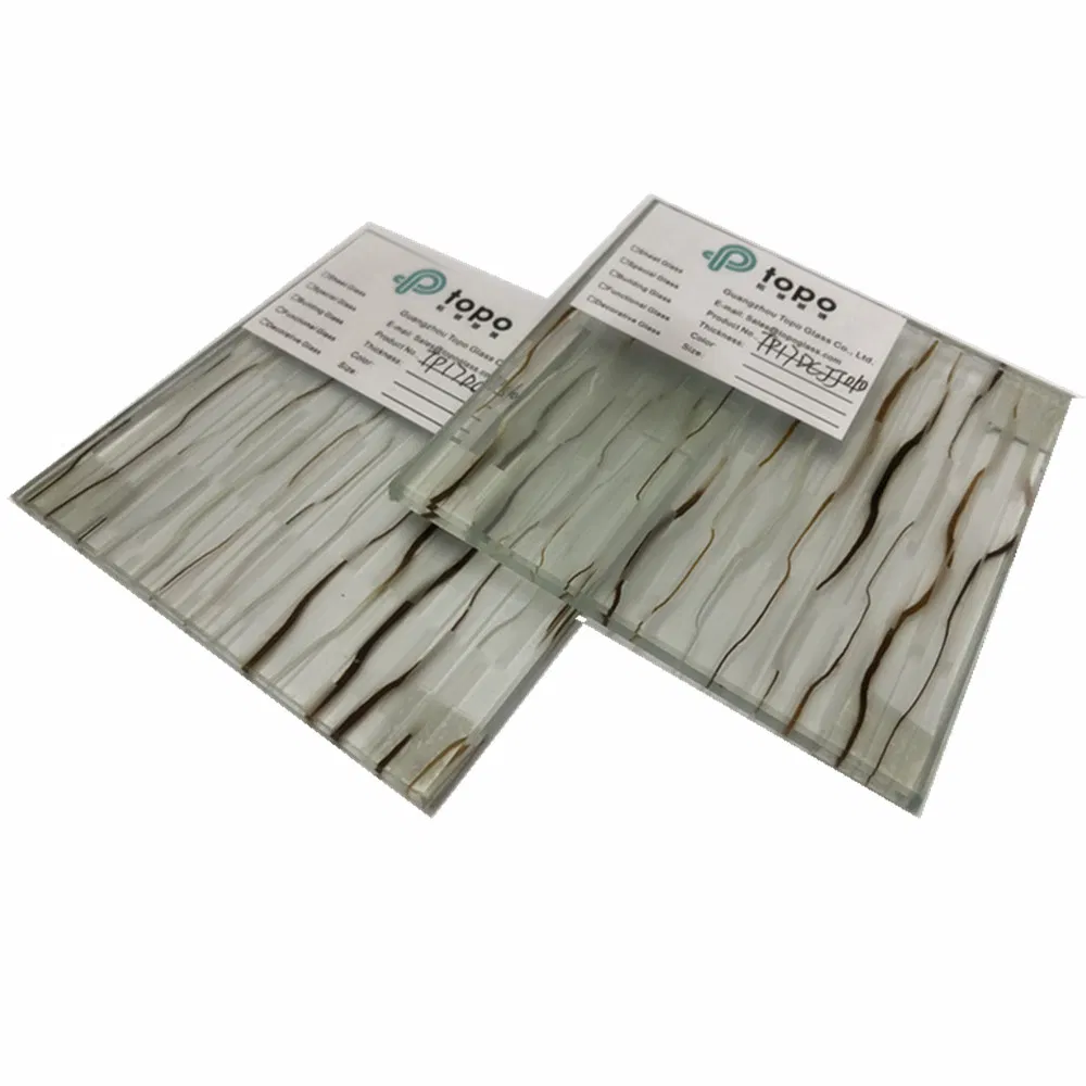 Guangzhou Laminated Glass Wire Mesh Glass with Best Price (PLW-TP)