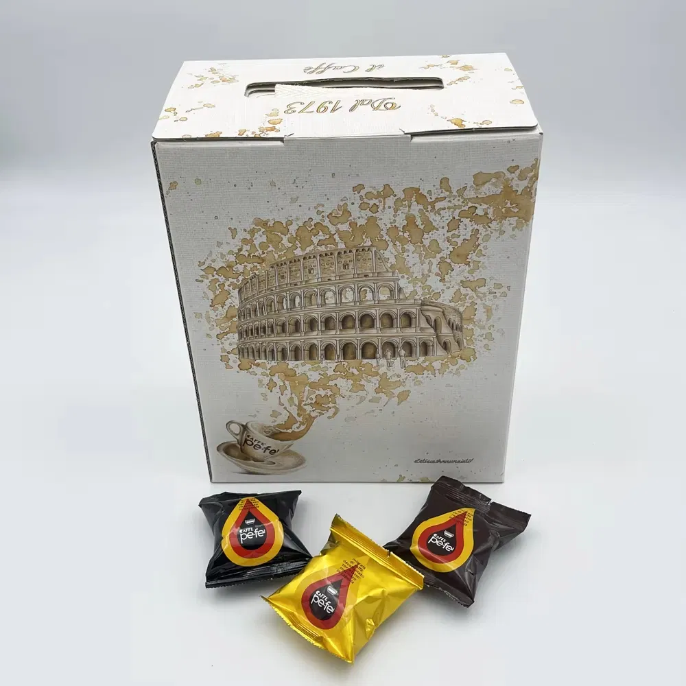 Кофейные капсулы итальянской обжарки, компостируемые