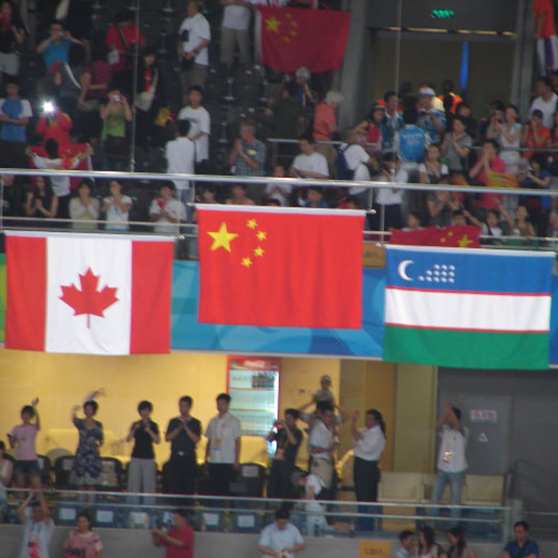 Stainless Steel Horizontal Award Flag Pole Horizontal Flag Pole Raising System for Sport Game