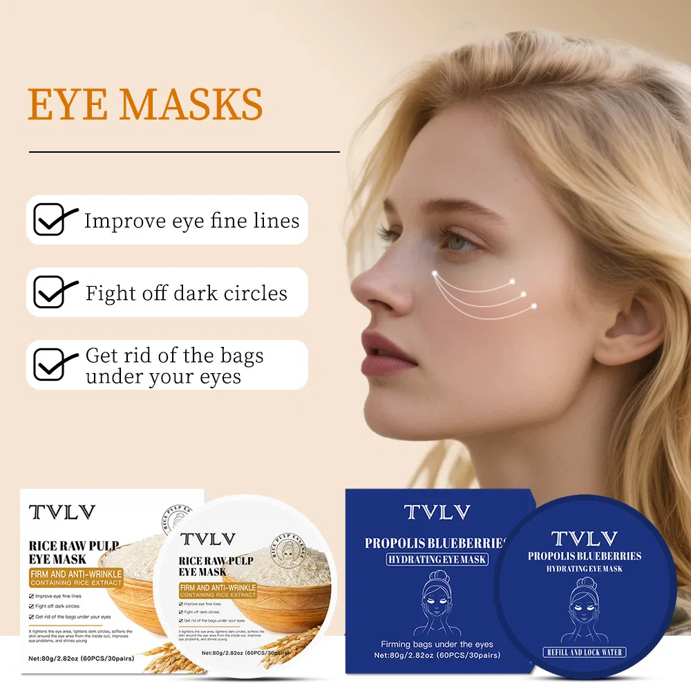 Hydrating Blueberry Rice Essence Eye Mask - 60 Sheets