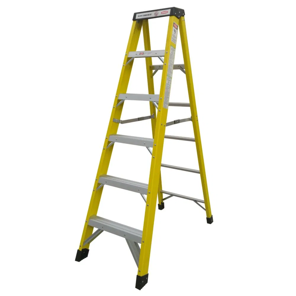 3 4 5 6 7 Steps Multi Purpose Fiberglass Safety Ladders Folding Step Ladder