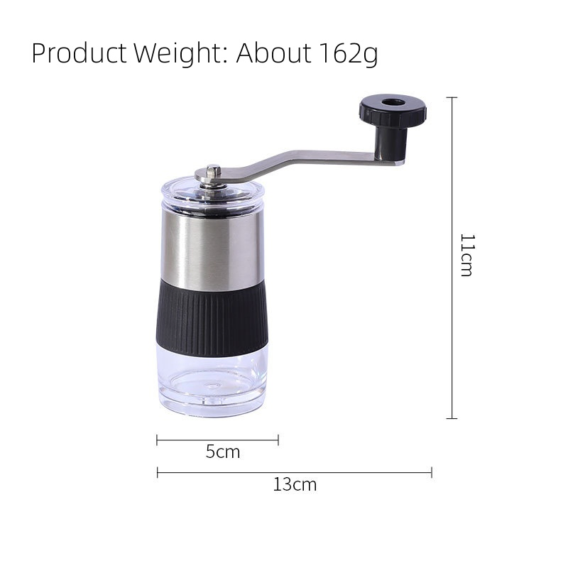 New Arrival Compact Coffee Grinder Stainless Steel Portable Mini Manual Coffee Grinder for Trip