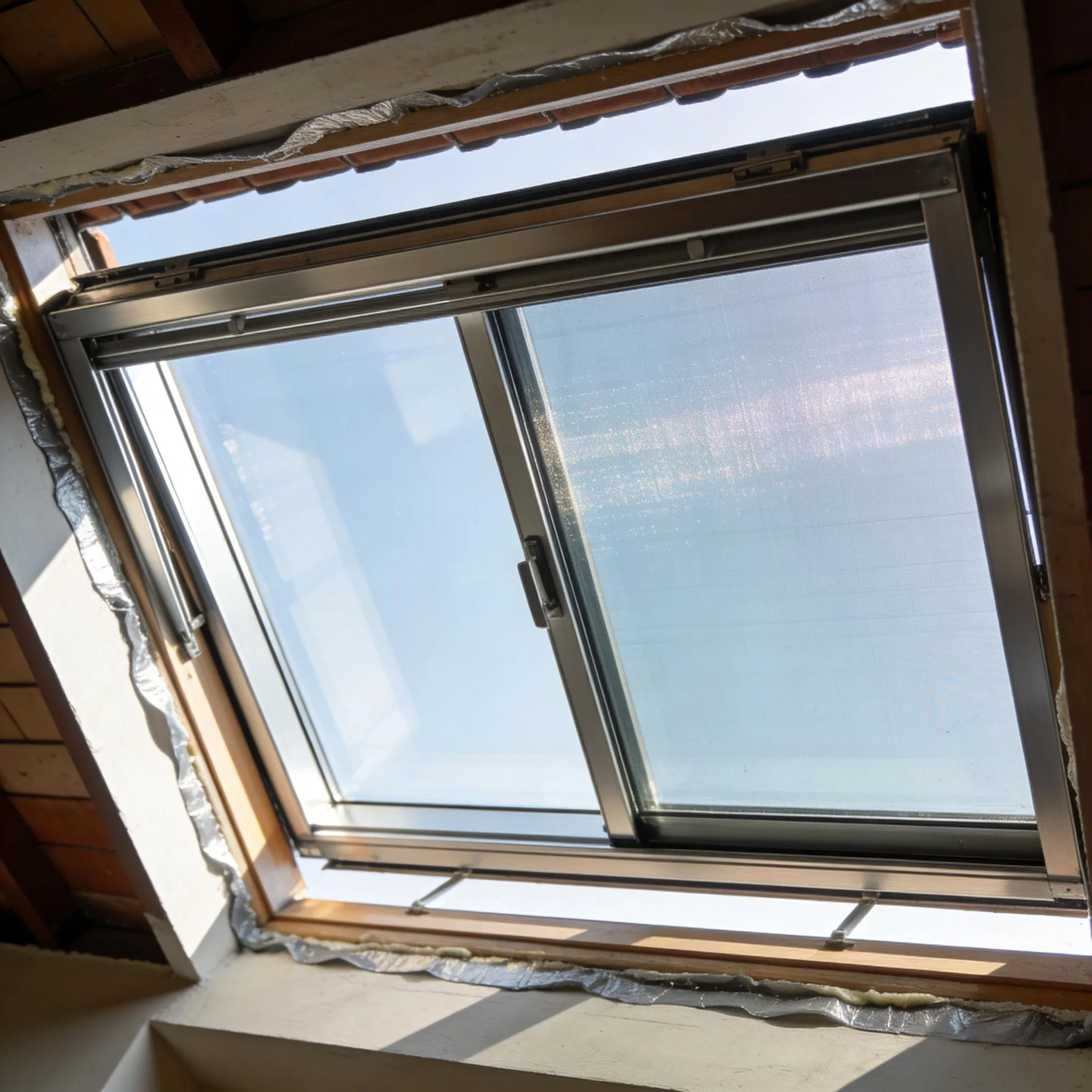 Modern Aluminum Alloy Sliding Skylight with Electrophoresis Coating