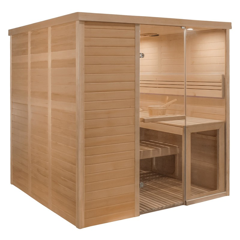 Big Traditional Hemlock Relax Steam Room Sauna