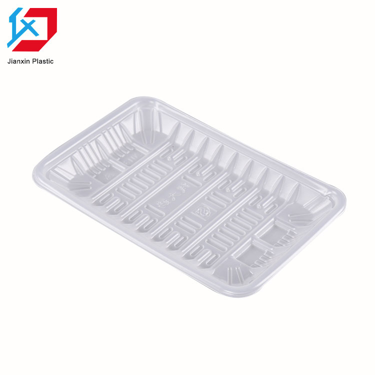 Black PP Plastic Food Tray Supermarket Vegetable Fruit Tray Plastic Tray