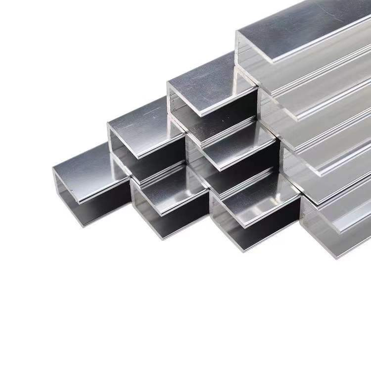 Aluminum 6063 Extrusion U-Shaped Tube Aluminium U Channel Profile