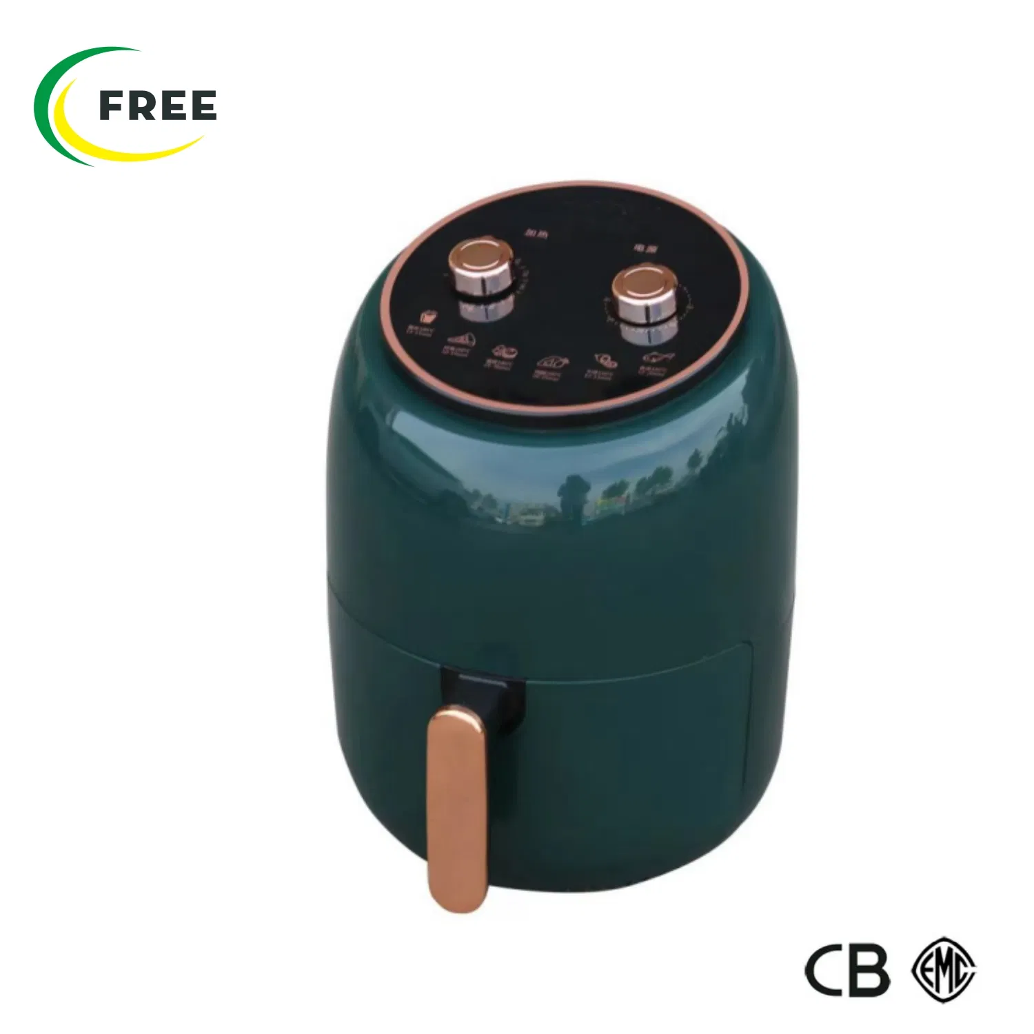 Top Seller Kitchen Appliance 7.8L Electric Air Fryer Oven with Knob Control
