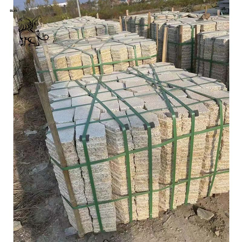 Factory Custom House Decor Yellow Granite Natural Stone Veneer Exterior Interior Wall Cladding for Building