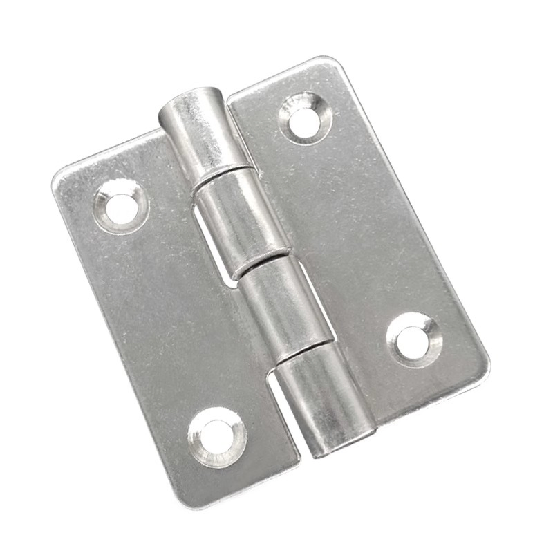 Stainless Steel Chrome-Plated Rounded Square Hinge