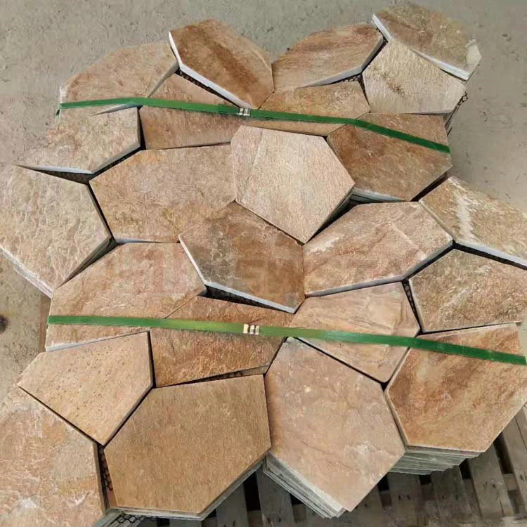 Outdoor Floor Tile Irregular Slate Tiles Flagstone Wholesale Crazy Stone
