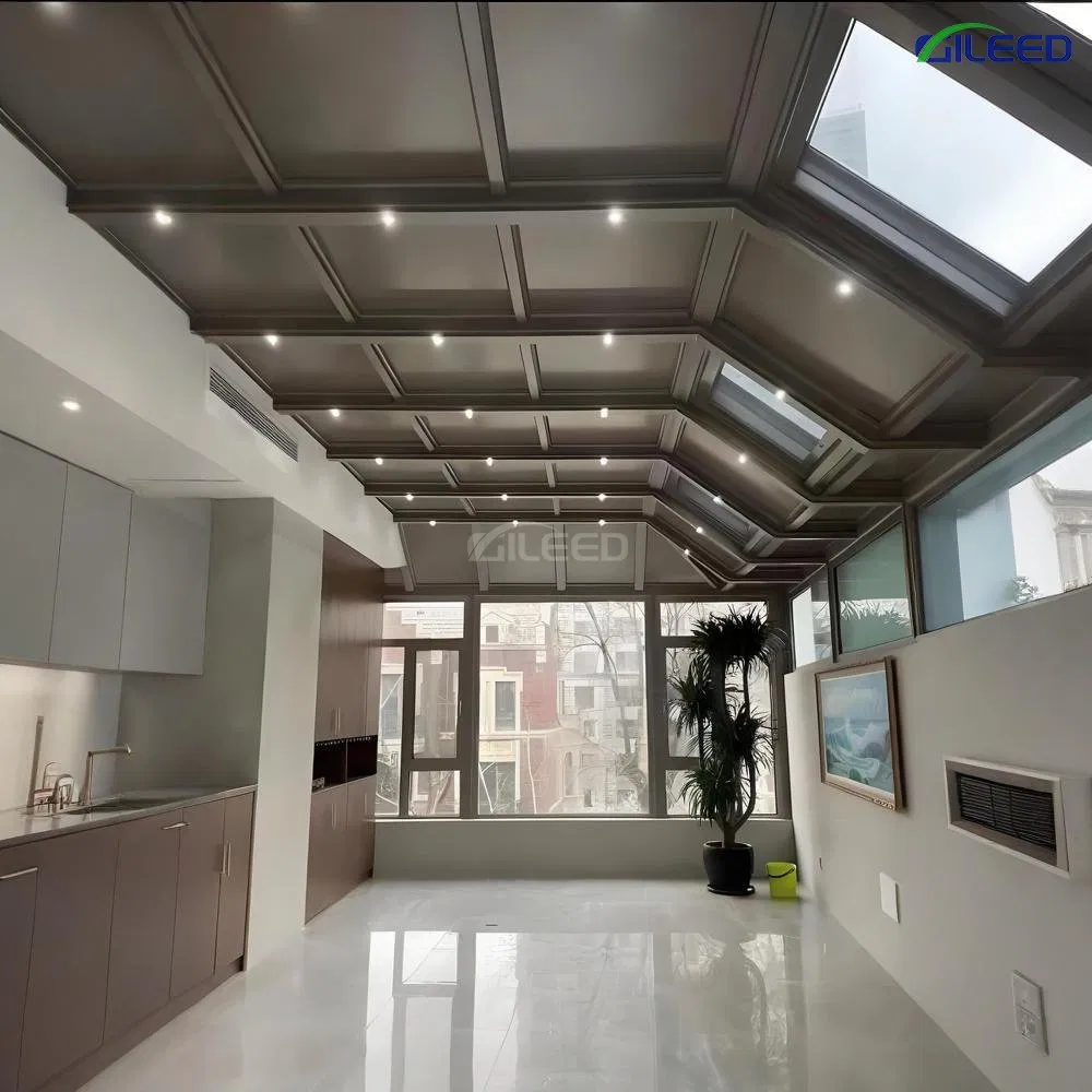 Modern Design Aluminium Sunroom Top-Selling Outdoor Garden Sliding Open Houses