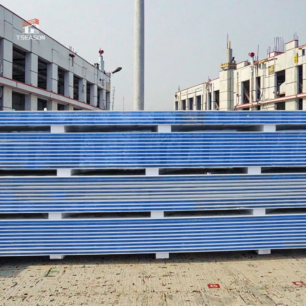 Rock Wool Supplier Soundproof Insulated Wall Panels Rock Wool Sandwich Panel