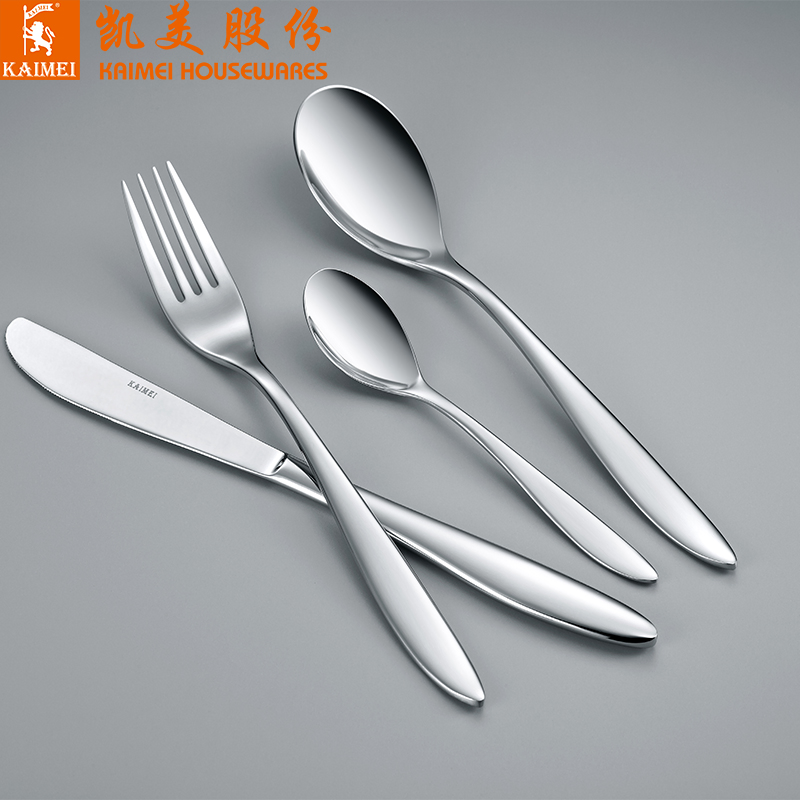 Chinese Stainless Steel Cutlery Set Mirror Polished for Hotel & Wedding