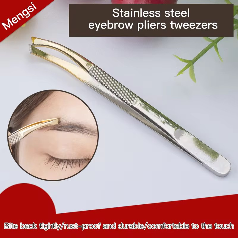 Precision Stainless Steel Eyebrow Eyelash Hair Removal Tools Home Grooming Beauty Tweezer