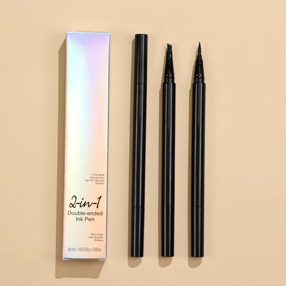 3D Eyebrow Pen Waterproof Fork Tip Eyebrow Tattoo Pencil Long Lasting Professional Fine Sketch Liquid Eye Brow Pencil