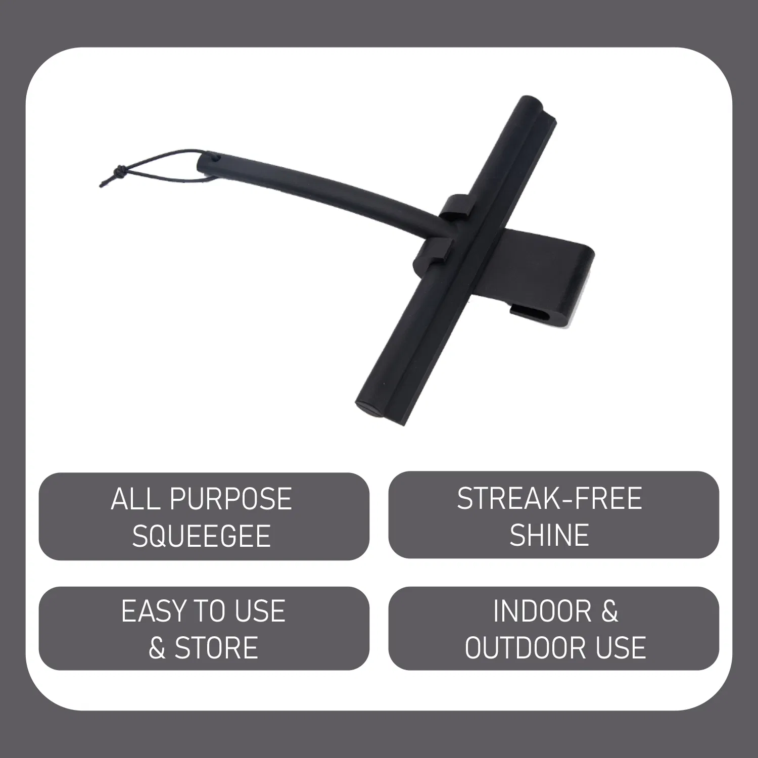 Hot Selling Bathroom Private Label Silicone Window Cleaner Cleaning Shower Squeegee