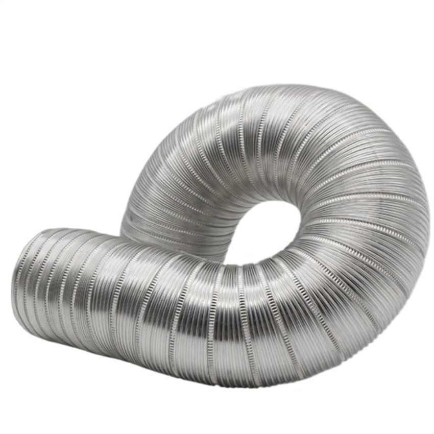Chimney Aluminum Flexible Duct Forming Making Machine Pure Aluminum Foil Ventilation Ducts